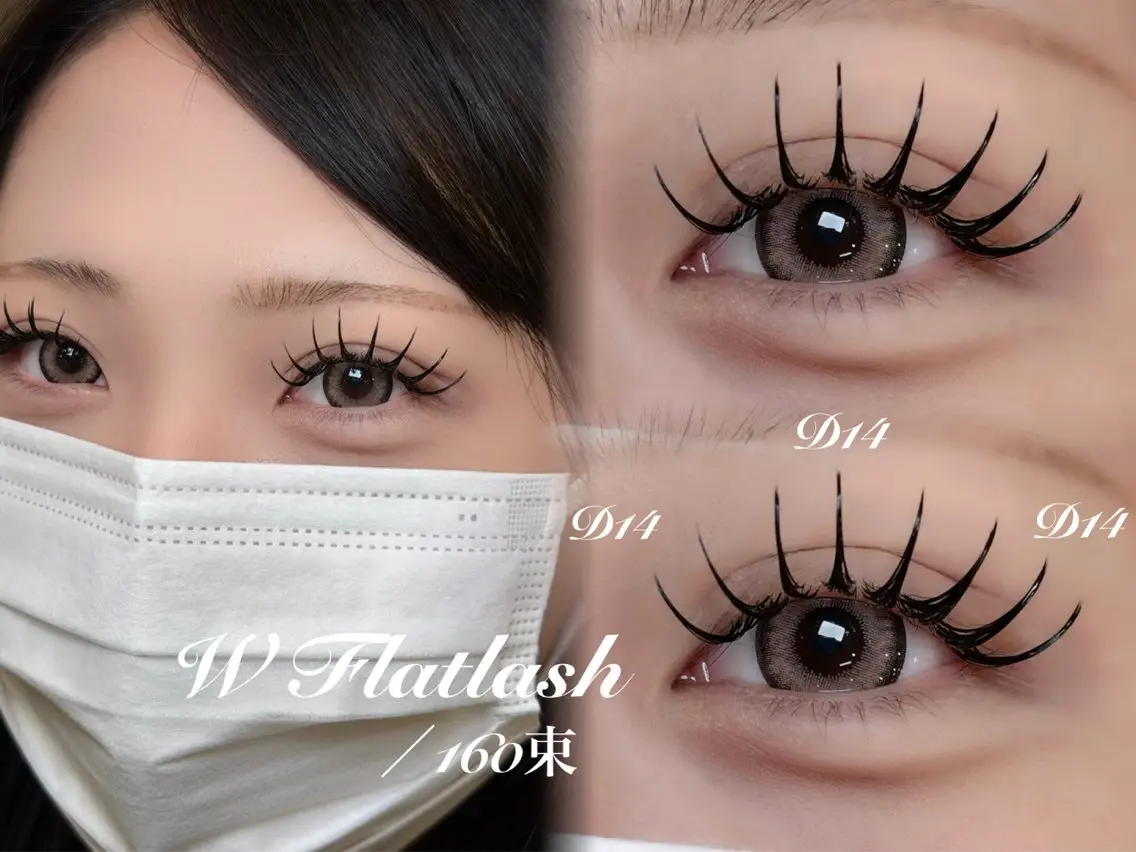 マツエク・マツパ yuna 🖤のマツエク・マツパデザイン
