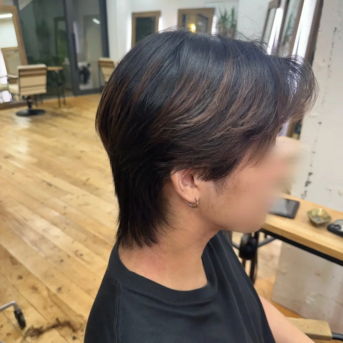 メンズ センターパート メンズウルフカット ウルフカット 🐈‍⬛ 桐弓🐾⭐︎のヘアスタイル