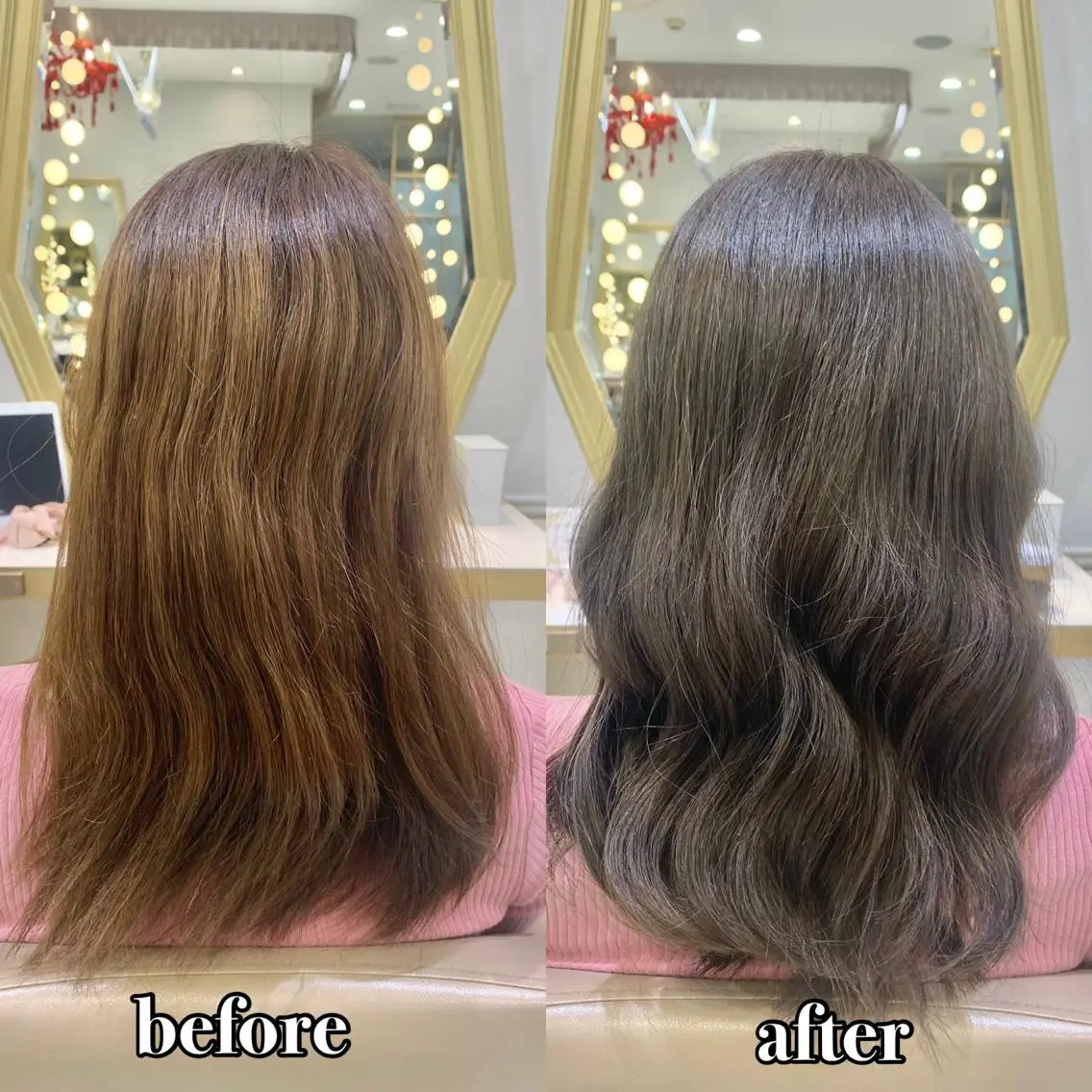 セミロング カラー パーマ ヘアアレンジ メンズ キッズ ネイル マツエク・マツパ アイブロウ 《褒められる》 透明感カラー/小嶋のヘアスタイル