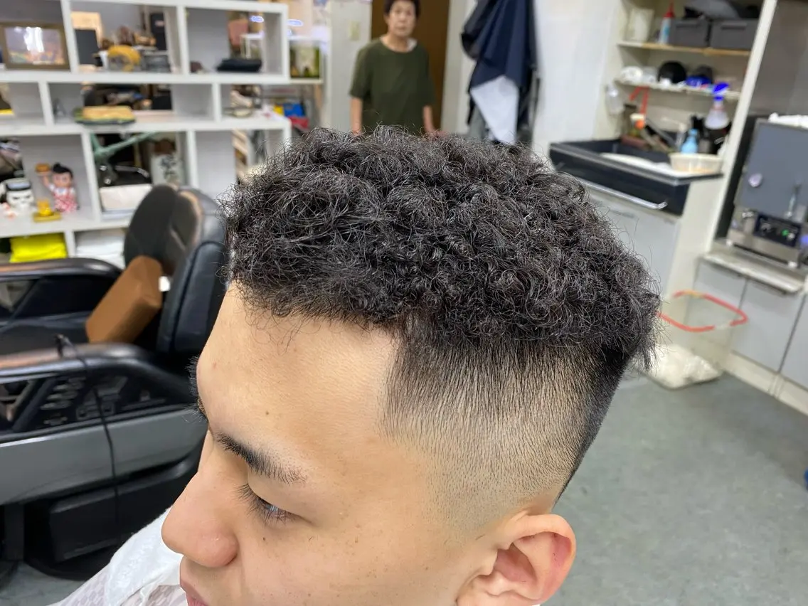 ボルサリーノパーマ宮城リョータ風パーマですの写真