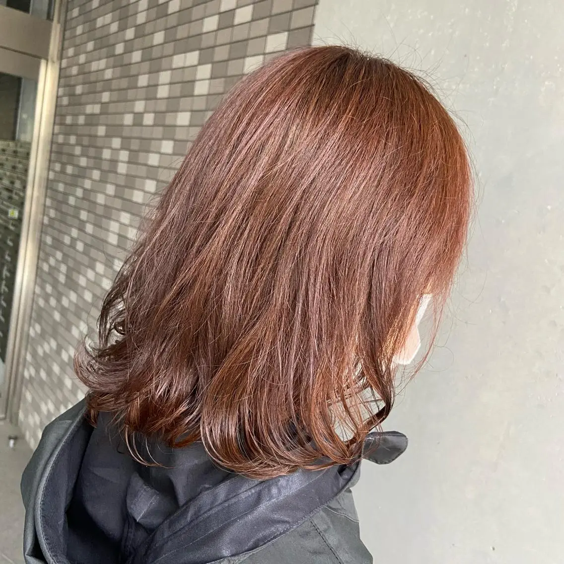 ミディアム カラー パーマ ミディアムパーマ デジタルパーマ ストレートパーマ 💜推しインナー カラー/菊池柊真💜のヘアスタイル