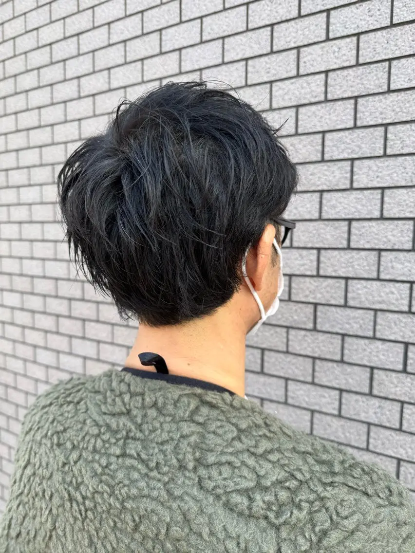 ショート メンズ カット パーマ/ハイトーン /吉田眞のヘアスタイル