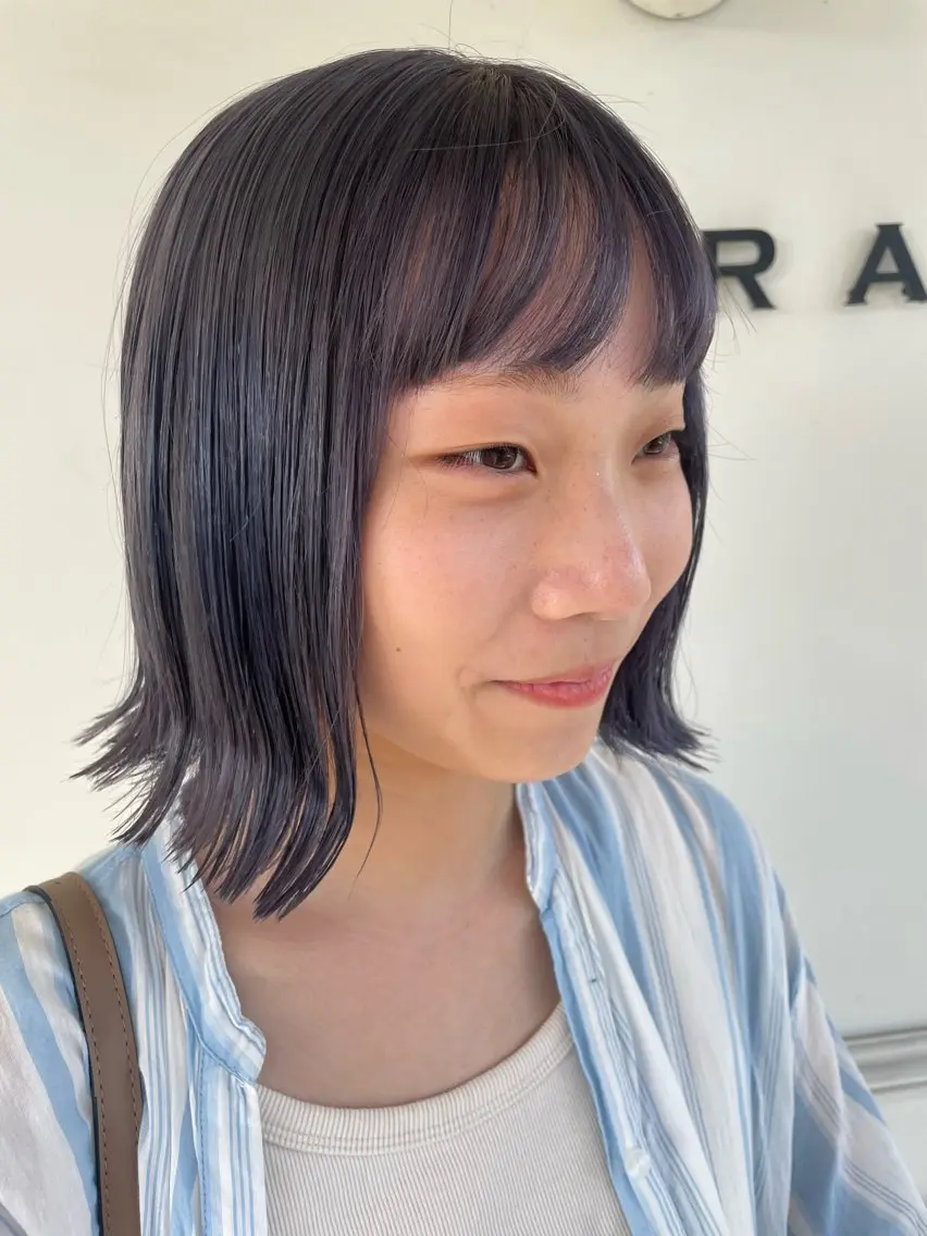 ショート カラー ヘアカラー SARA古賀店 かすみ🐬🩵のヘアスタイル