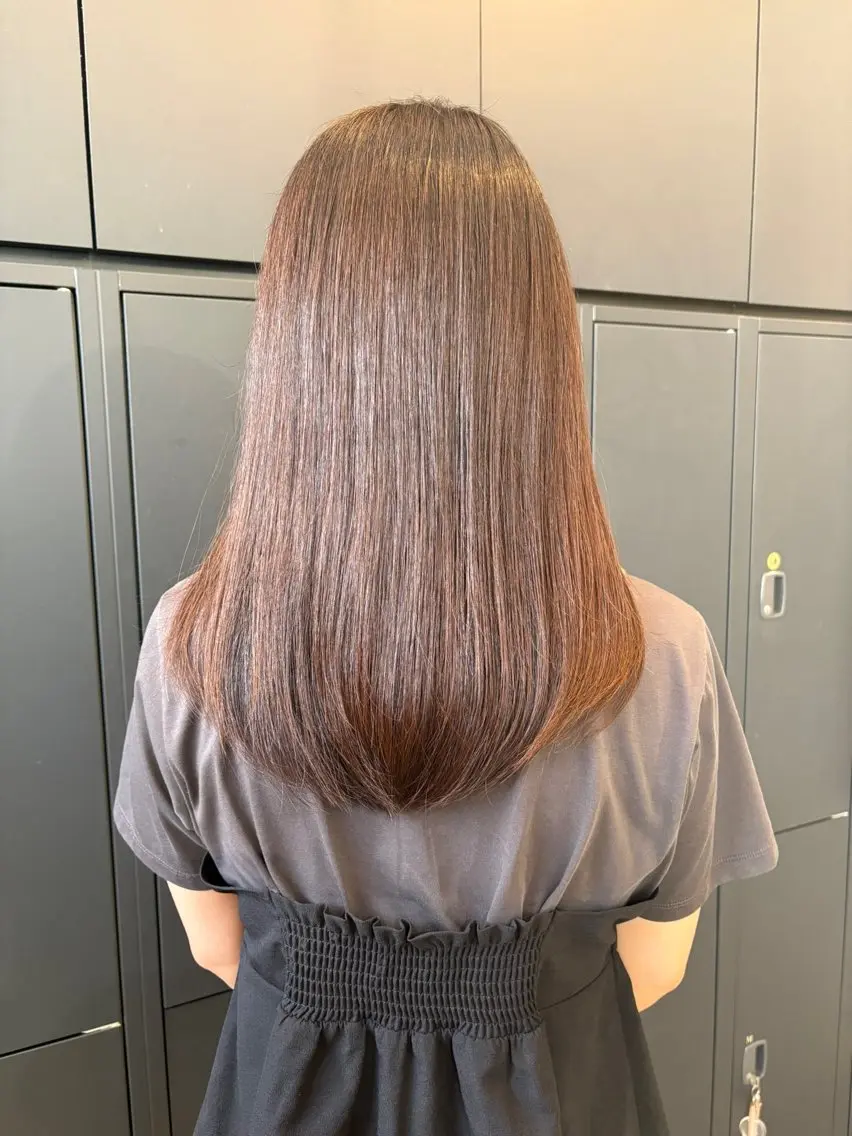 カラー ブラウンカラー 透明感カラー ラベンダーカラー ヘアカラー トリートメント ヘッドスパ ヘアセット The C 海老名 SHUREIのヘアスタイル