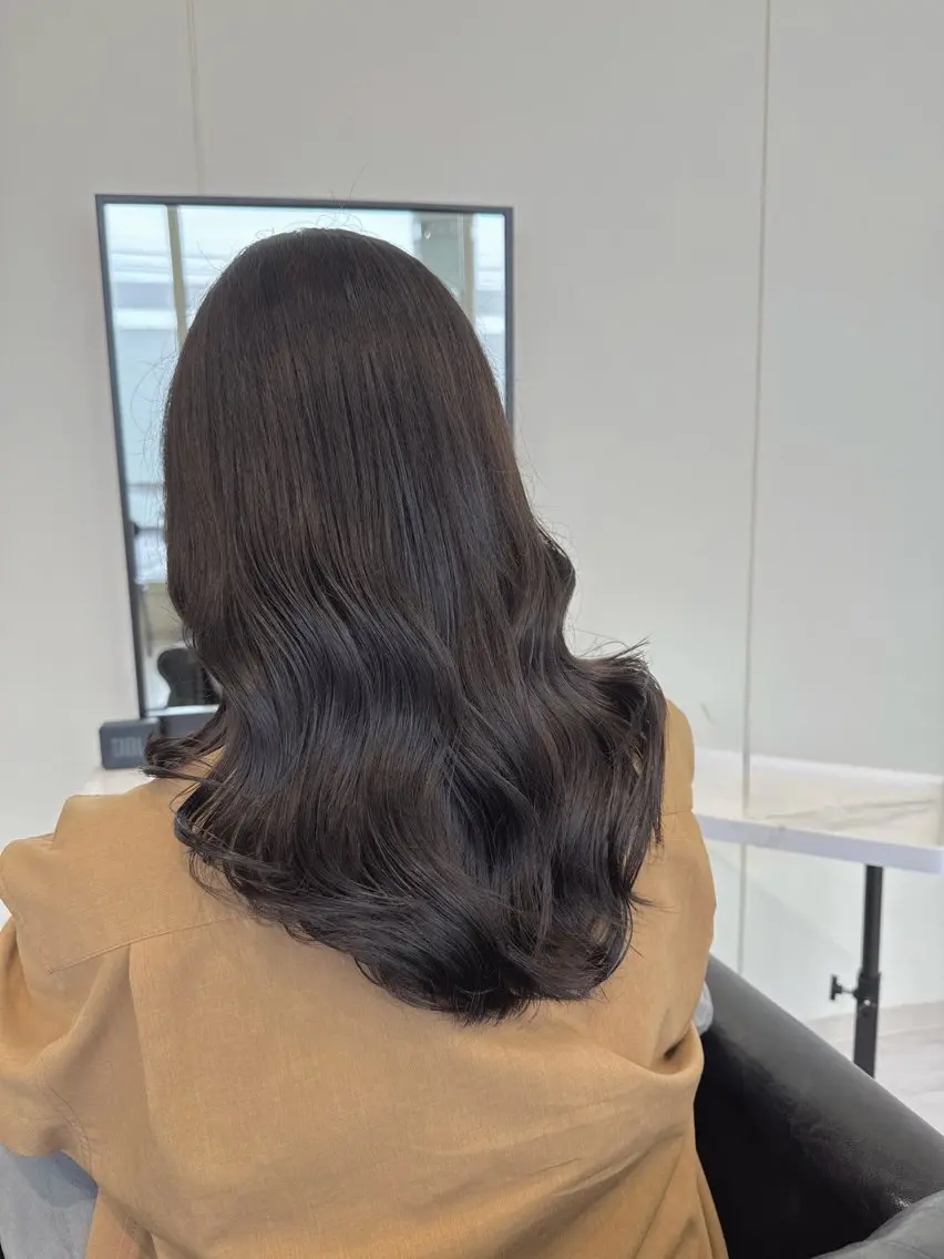 セミロング カット ヘアカラー トリートメント MILLIA滑川店/ みきやのヘアスタイル