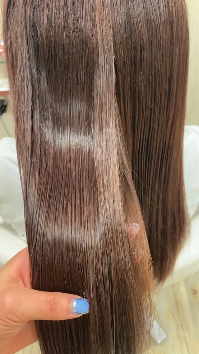 ロング パーマ カット 縮毛矯正 モデル様募集中🤍 rukaのヘアスタイル