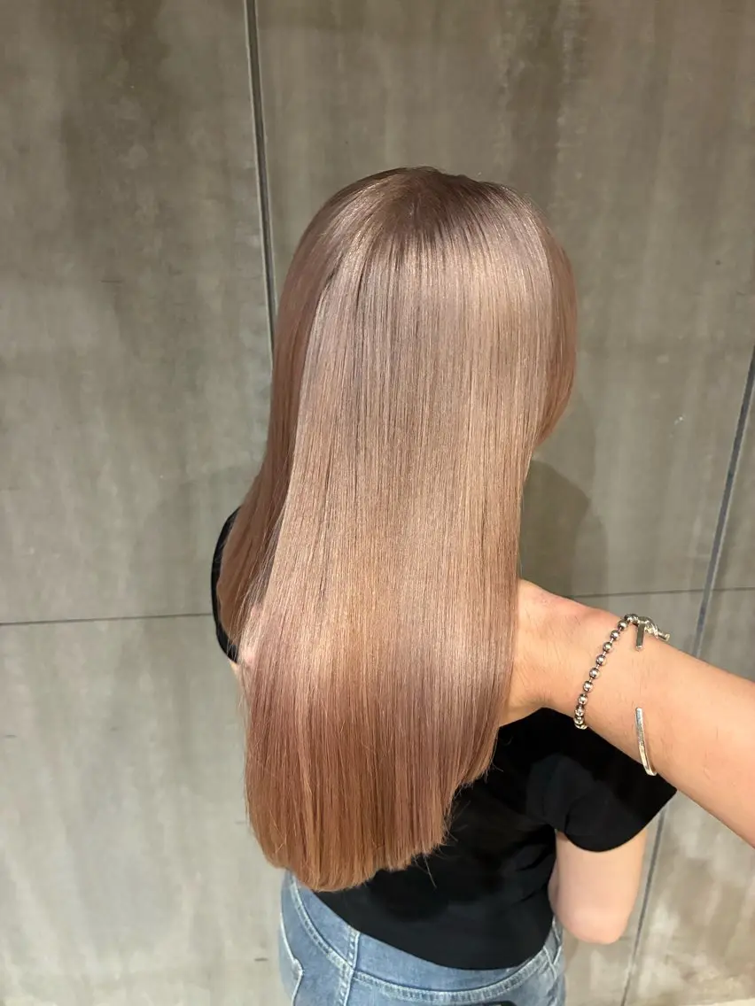 【相談したい人は一旦コレ🌈】2ブリーチ+ケアカラー+Aujua 4stepトリートメントの写真