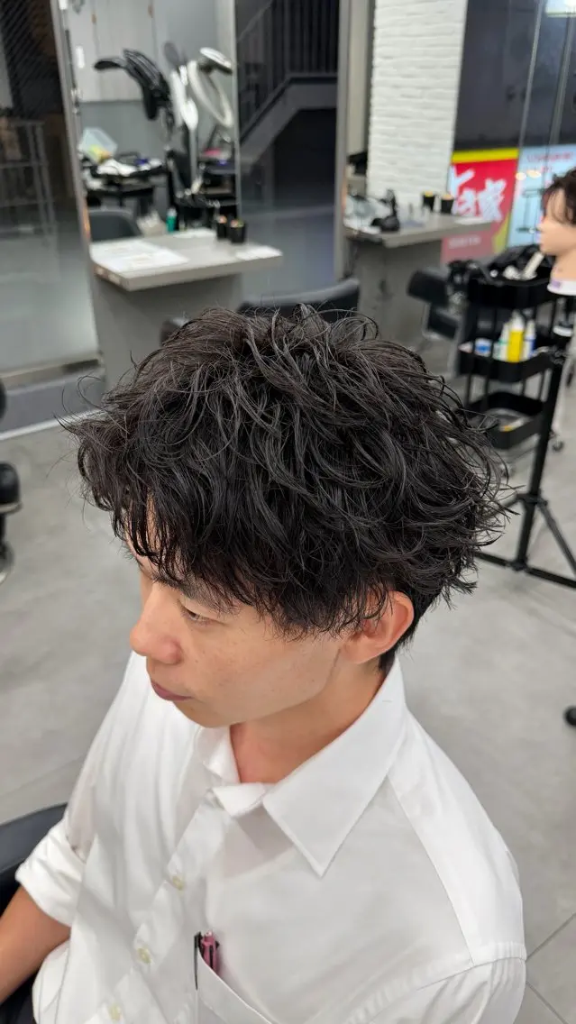 パーマ メンズ メンズパーマ 【OVARL】メンズ パーマ/さかしょーのヘアスタイル