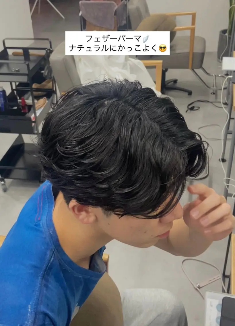 【 🚹メンズ限定クーポン🚹 】パーマ+ケアトリートメントの写真