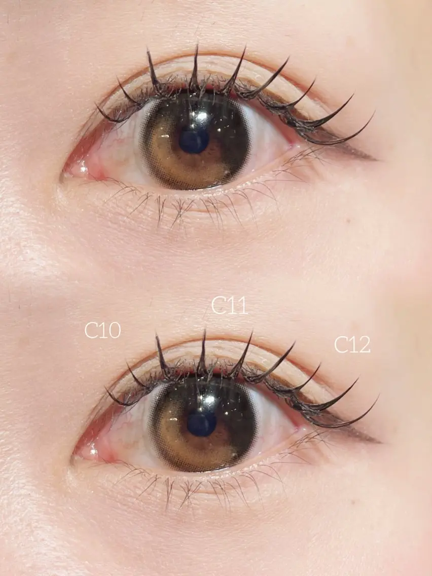 まつエク キュートデザイン 両目100本 Cカール0.15 or 0.10 9mm～12mm 🎀✨️の写真