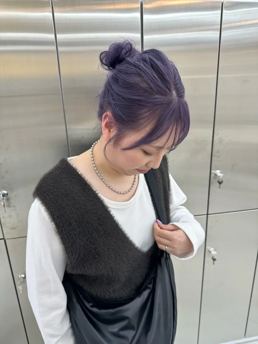ミディアム ヘアカラー YUIMARL岡山店 HONOKAのヘアスタイル
