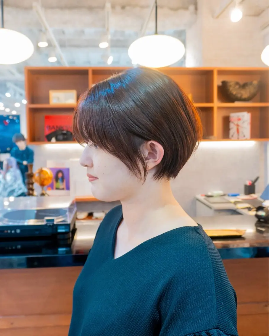 ショート 丸みショート ショートヘア 原颯希/ ボブ/ショートのヘアスタイル
