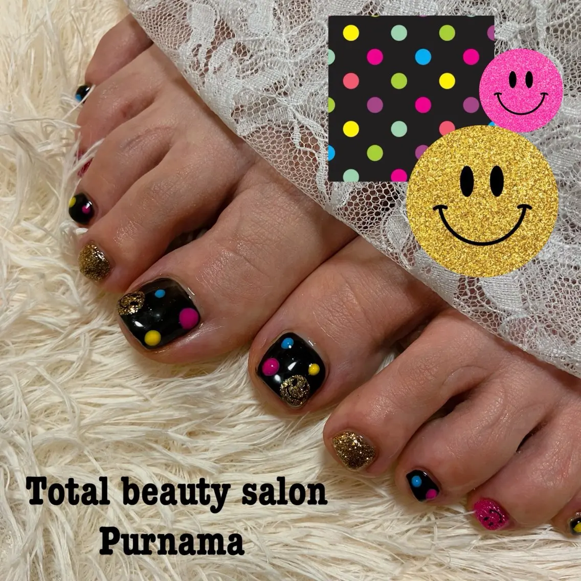 ネイル フットネイル Purnama あきのネイルデザイン