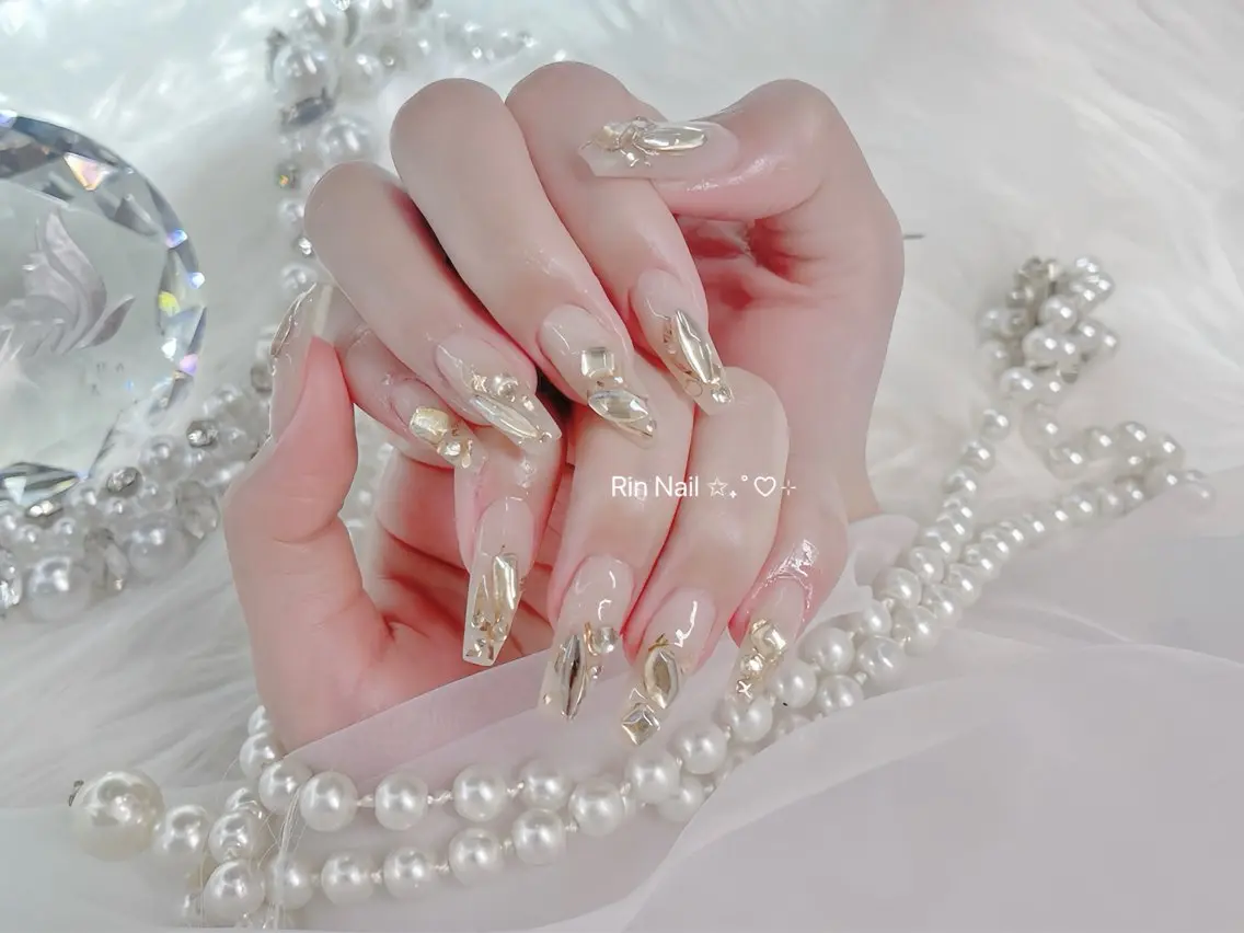 ネイル アニマル柄 べっ甲ネイル ブルー ボルドー ブラウン ハンドネイル Rin Nail 新大久保店のネイルデザイン