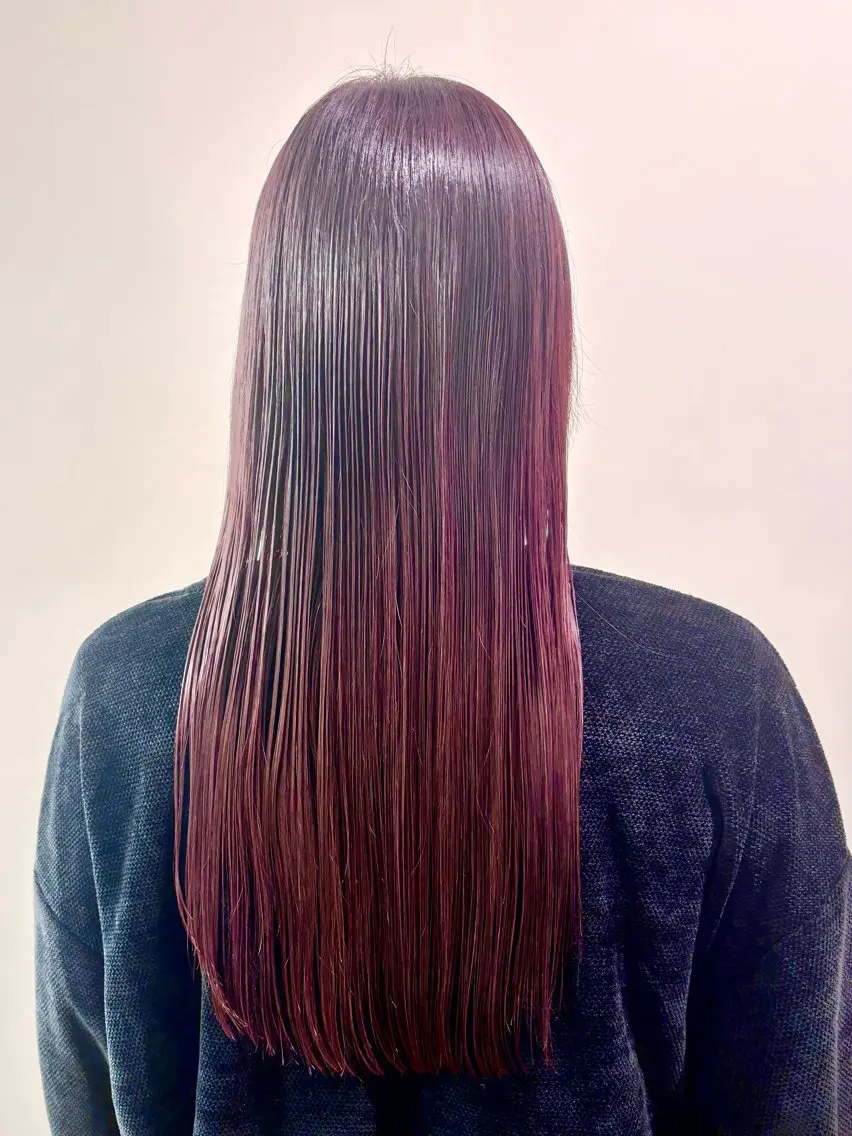 ロング カラー 古川 琴美のヘアスタイル
