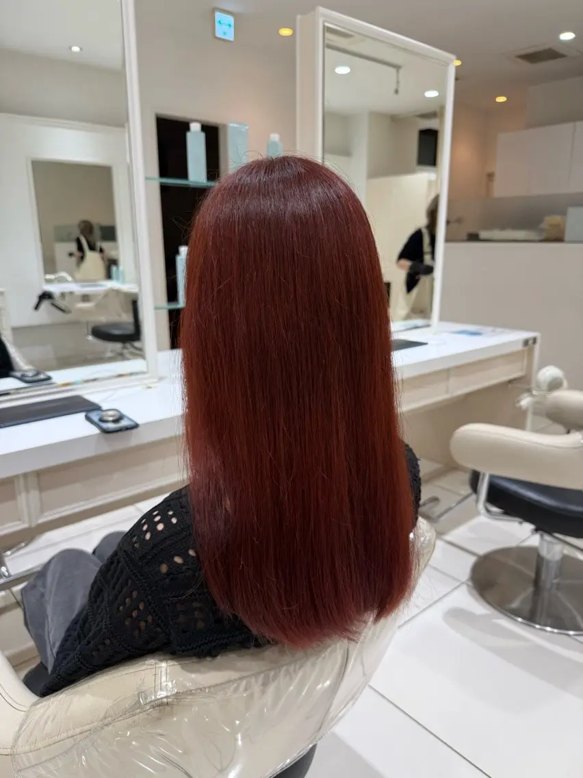 カラー ヘアカラー 村瀬 友香のヘアスタイル