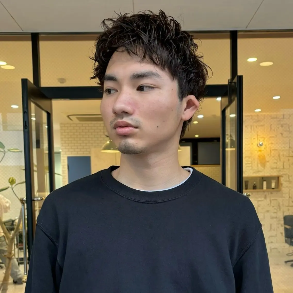 パーマ メンズ メンズパーマ メンズショート 【メンズ 特化】村斎　伶次のヘアスタイル