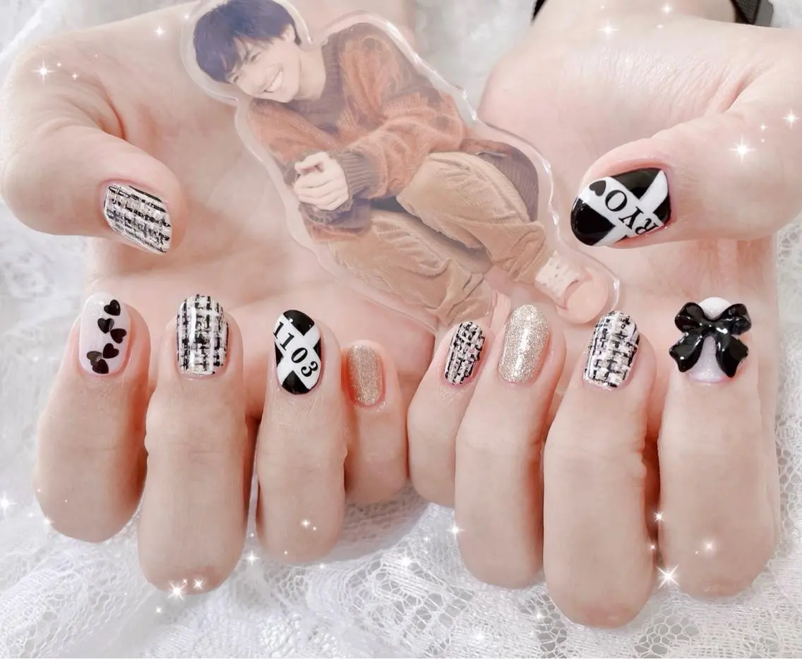ネイル アートネイル ハンドネイル FLARE NAIL フレアネイルのネイルデザイン