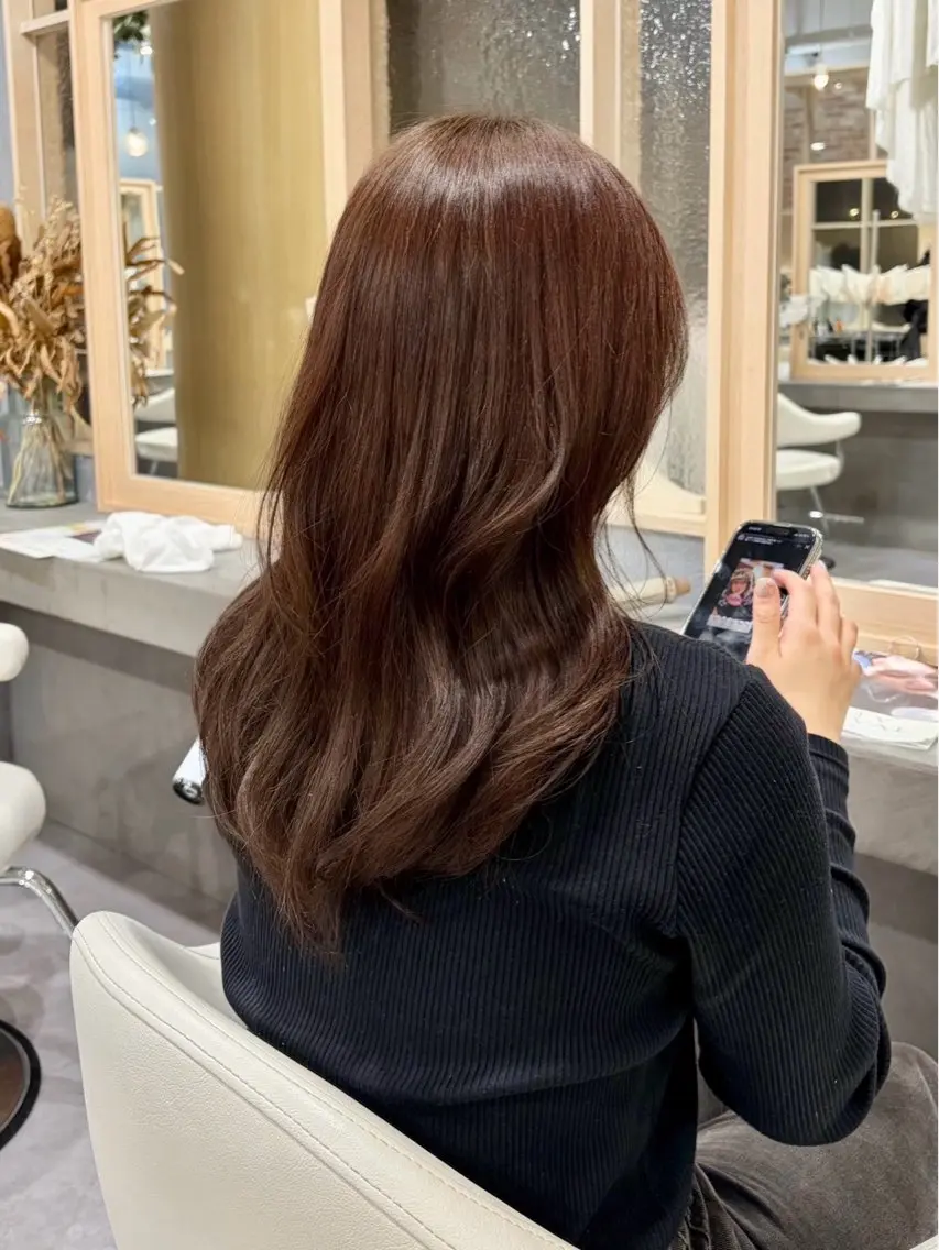ロング カラー くびれヘア 坂本 彩芽のヘアスタイル