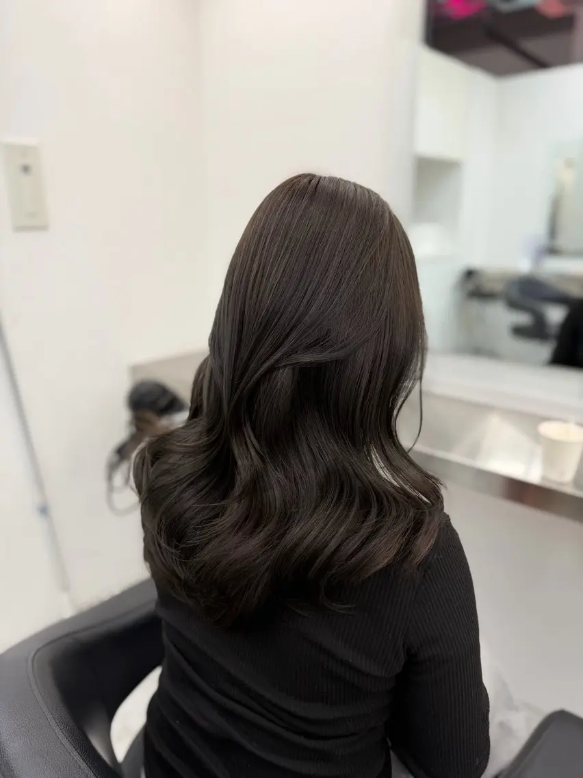 ロング カラー ヘアアレンジ カット ヘアカラー トリートメント 透明感カラー🎀艶髪 Anju/渋谷🎀のヘアスタイル
