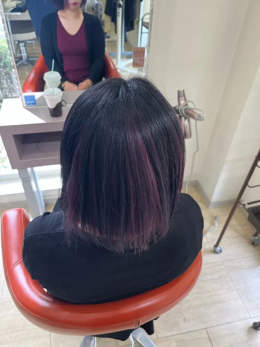 ミディアム カラー 川村 治士のヘアスタイル