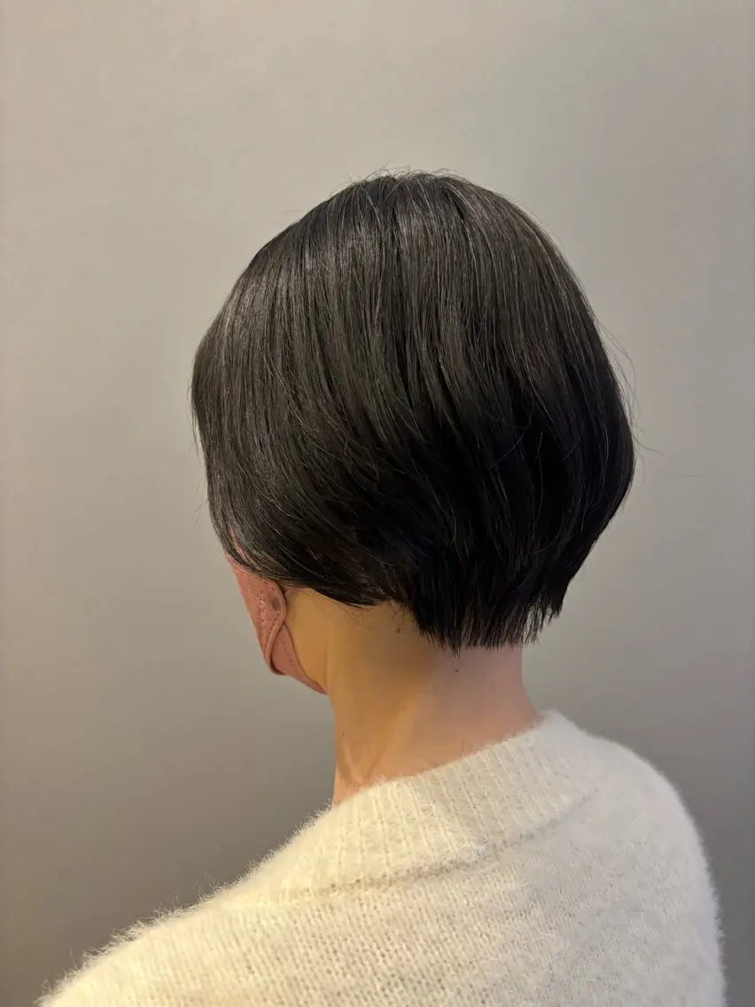 ショート 丸みショート ショートヘア 重里 瑠花のヘアスタイル