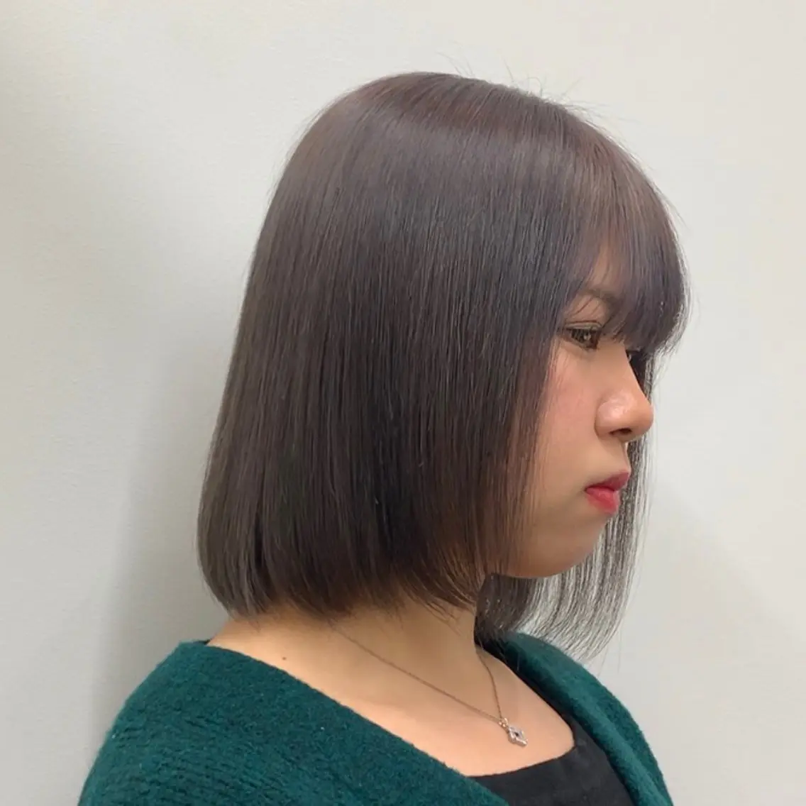 ミディアム カラー カット ヘアカラー トリートメント れい🫧 ハイトーン特化のヘアスタイル