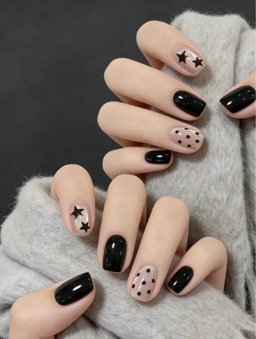 ネイル 長さ出し フレンチネイル グラデーション 韓国ネイル マグネットネイル ハンドネイル Lannie nailのネイルデザイン