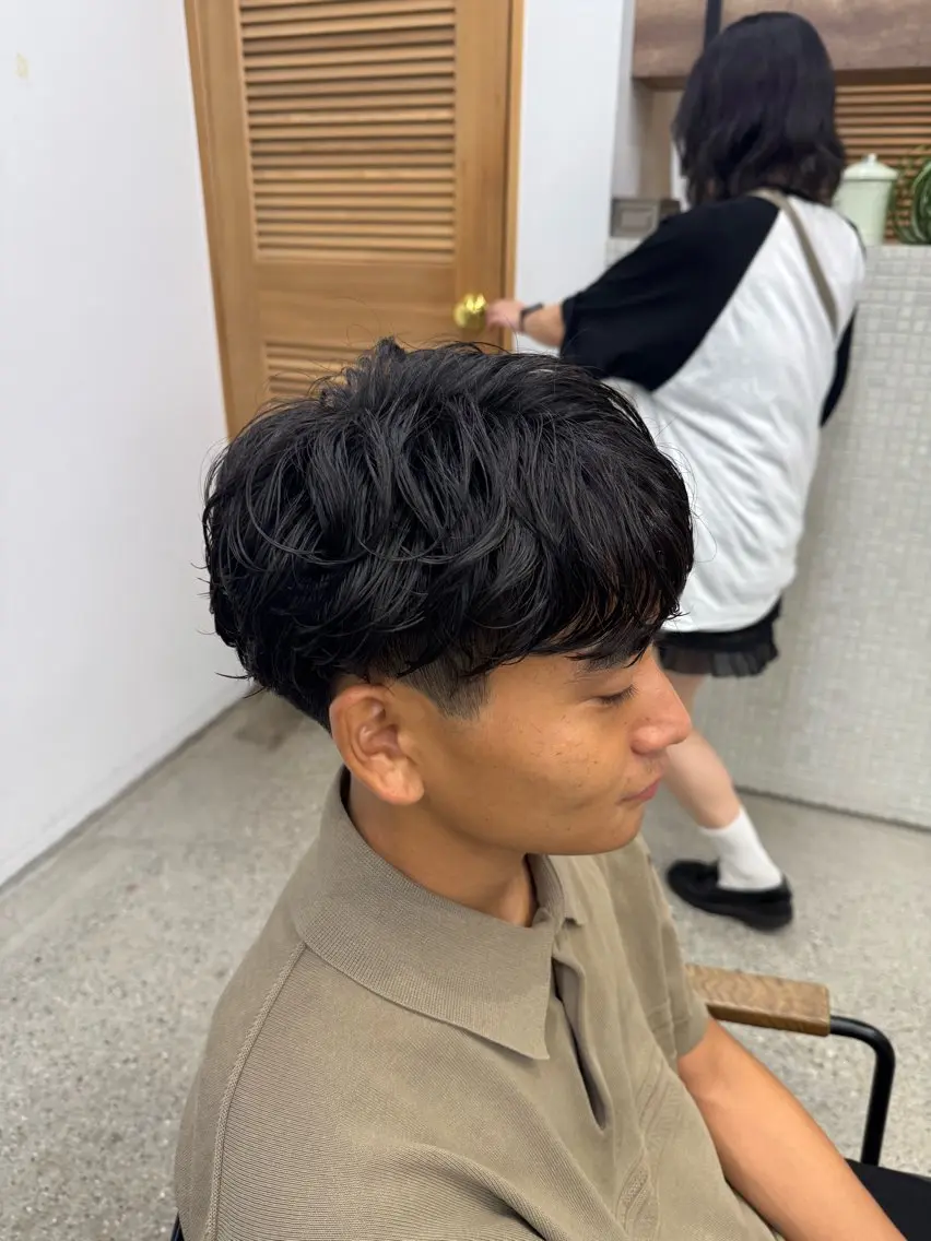 ショート パーマ 渋谷シャドウパーマ 特化うえちりくのヘアスタイル