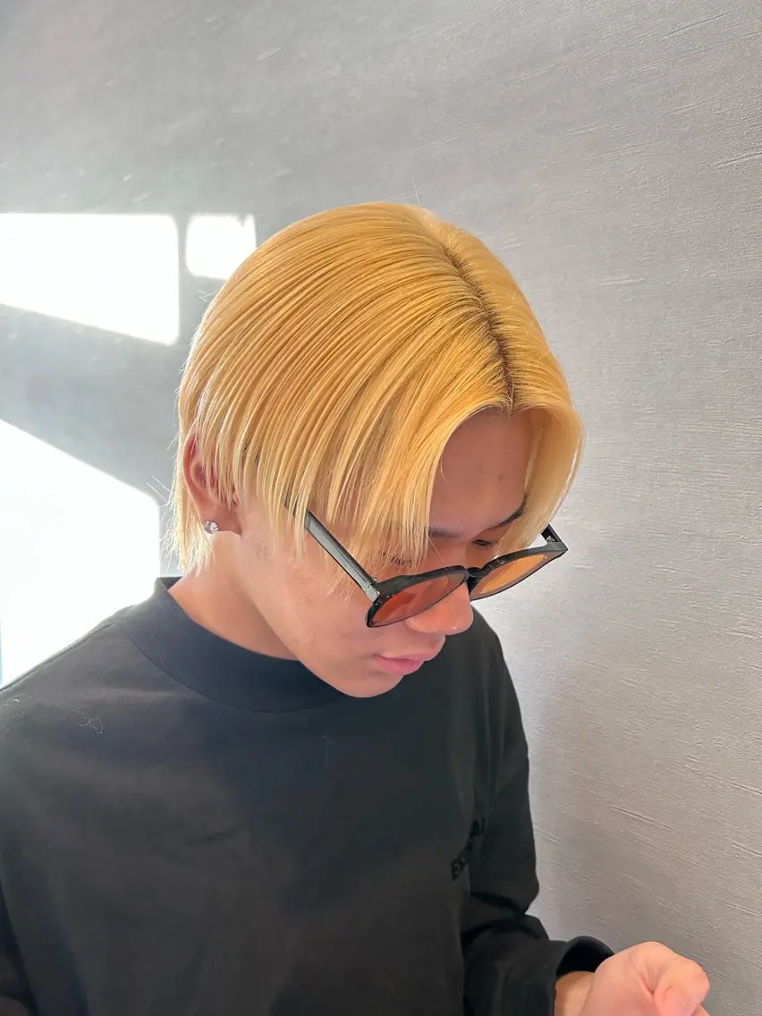 カラー メンズパーマ募集中/ 栄/大場和哉のヘアスタイル