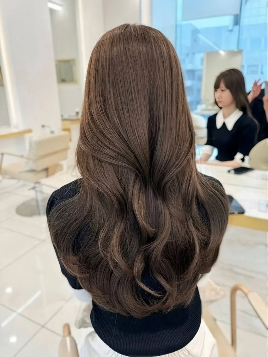 ロング カラー 名古屋/レイヤー 島原 由璃のヘアスタイル