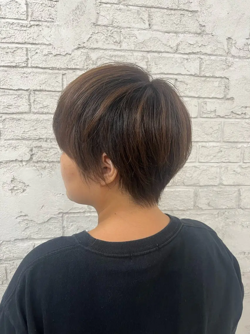 ショート 池袋メイク/艶カラー 🎀Rina🎀☁️のヘアスタイル