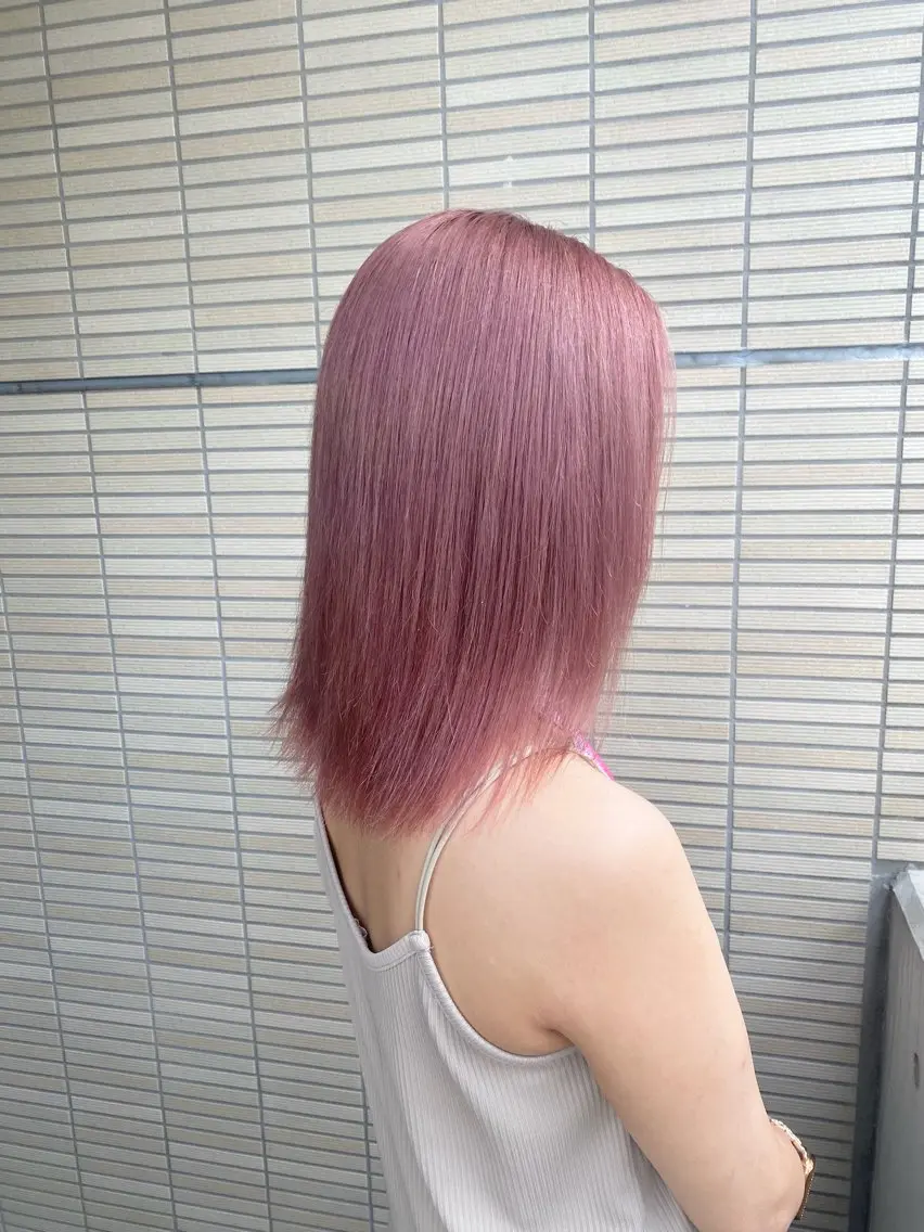 ミディアム カラー ヘアカラー ダブルカラー ブリーチ/kaitoのヘアスタイル