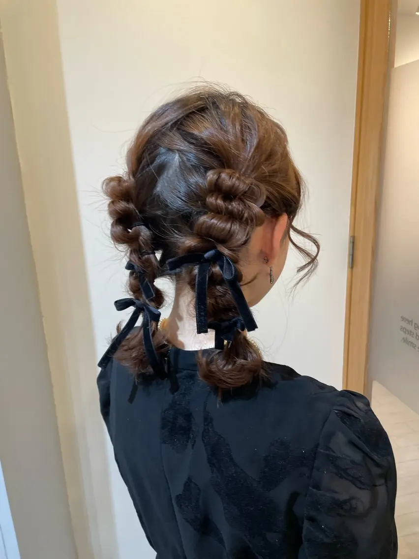 ヘアアレンジ ヘアセット 高尾 成紀のヘアスタイル