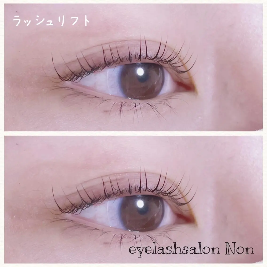 ミディアム ネイル マツエク・マツパ ミディアムパーマ 一重×まつ毛パーマ 香里園 eyelashNonのマツエク・マツパデザイン