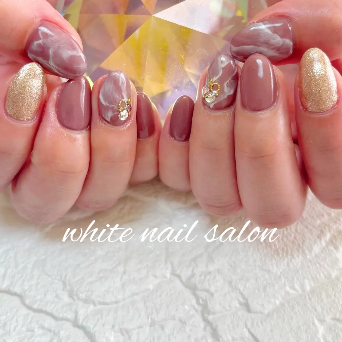 ネイル フットネイル ハンドネイル white nail salonのネイルデザイン