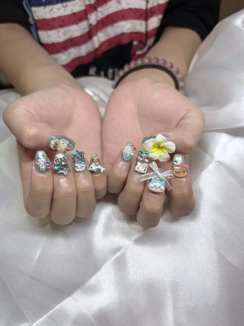 カラー ハンドネイル RUBY NAIL SPAのネイルデザイン