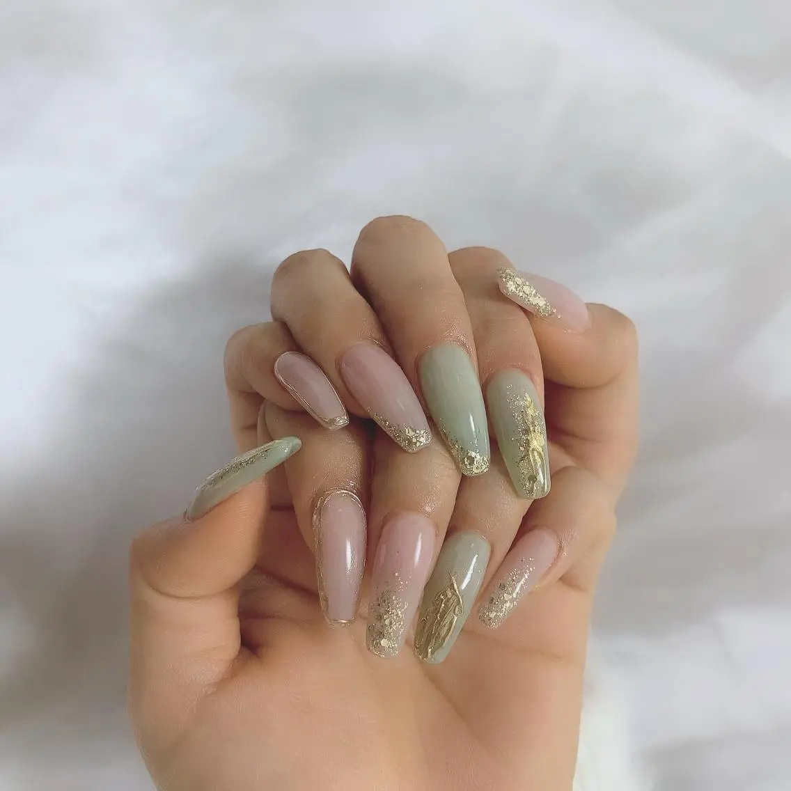 ネイル ミラーネイル ハンドネイル SOL NAILのネイルデザイン