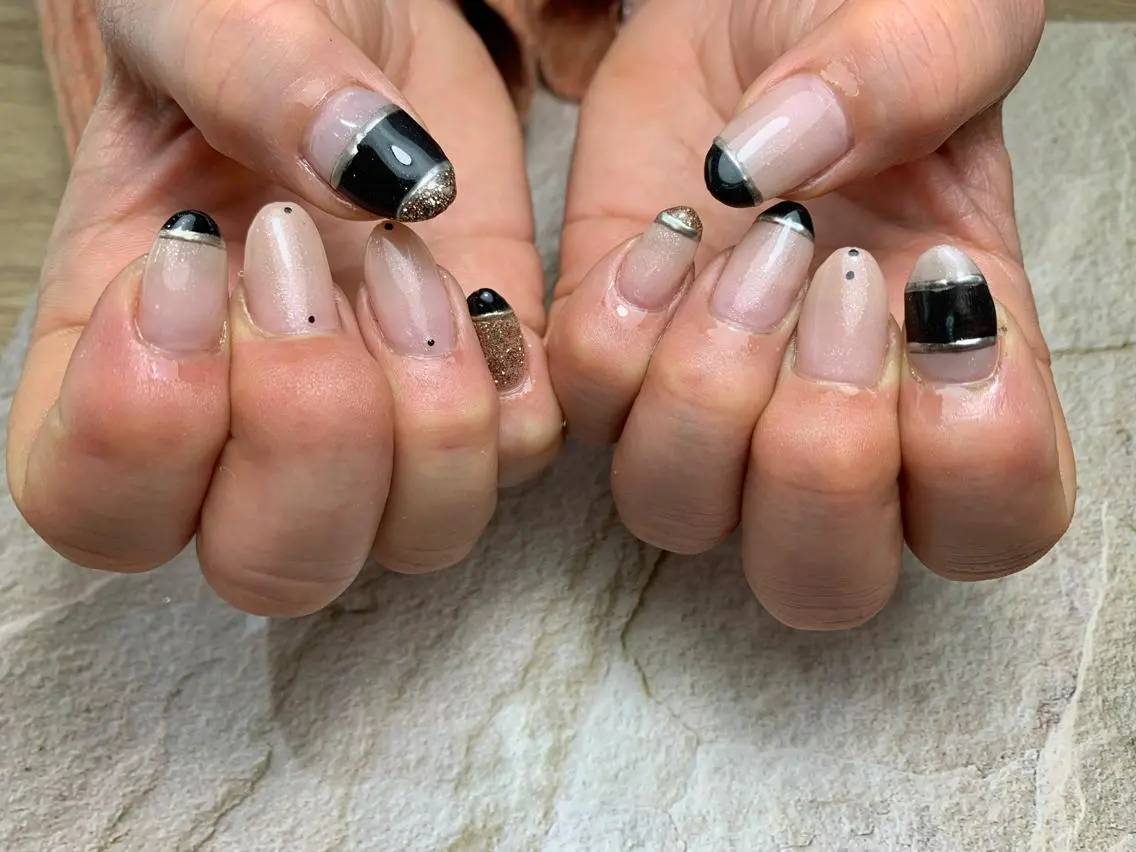 ネイル アートネイル シンプルネイル ハンドネイル nail room Ly'leaのネイルデザイン