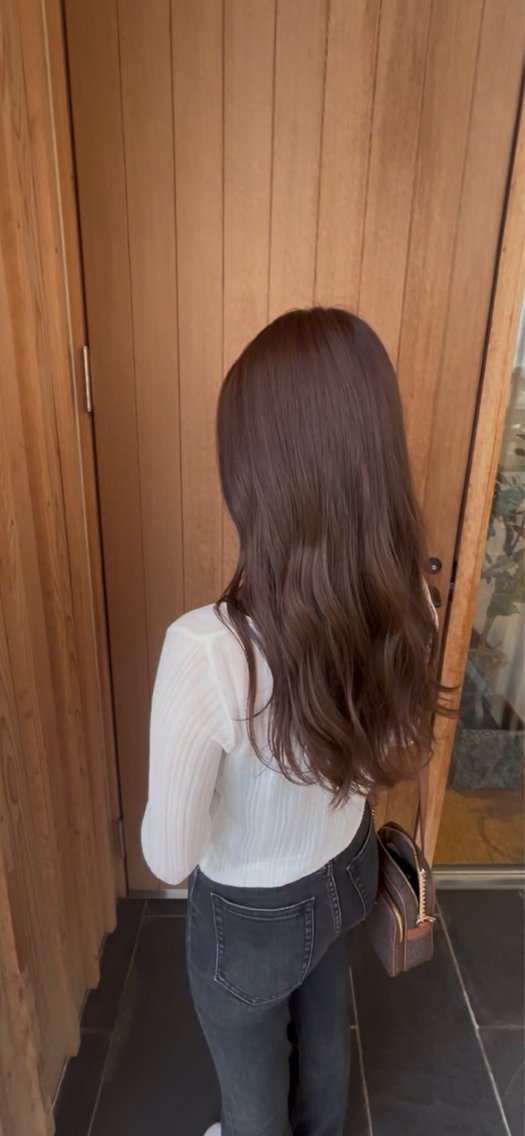ロング カラー ブラウンカラー ヘアカラー トリートメント 艶髪カラー/ RENのヘアスタイル