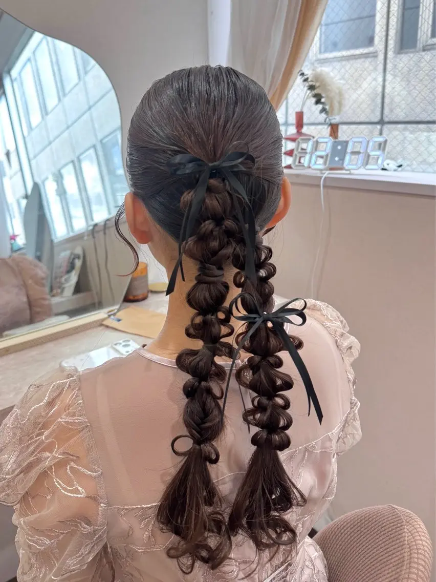 ヘアアレンジ Mila Chisaのヘアスタイル