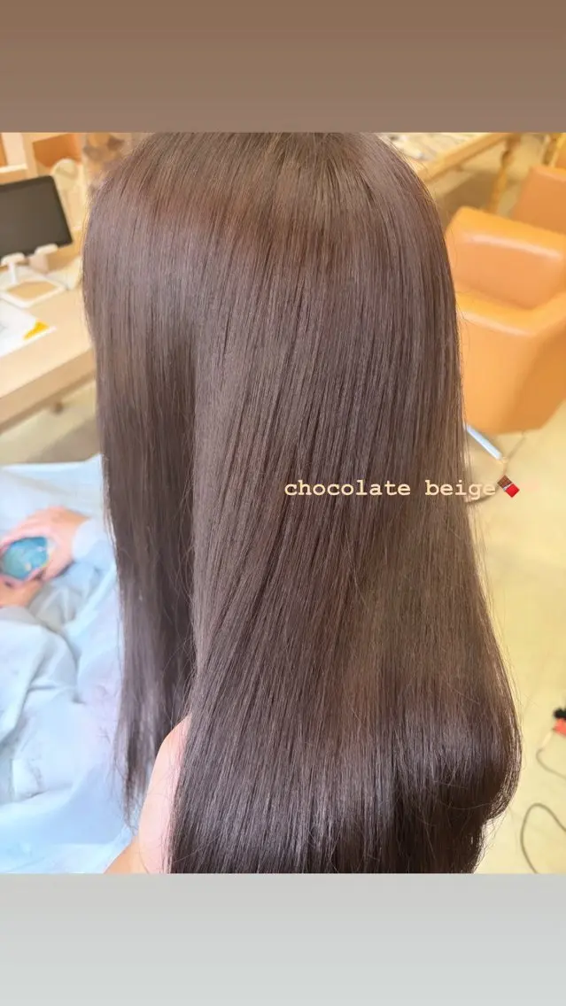ロング カラー ヘアカラー トリートメント aoi🎀暖色 /透明感カラー♡のヘアスタイル