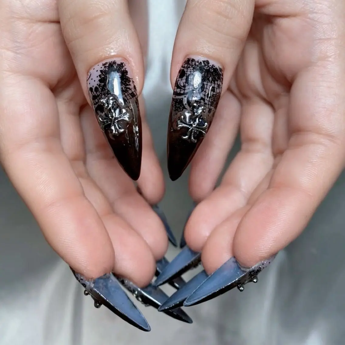 ネイル チークネイル 桜ネイル 長さ出し フラワーネイル フットネイル ハンドネイル XIINH NAIL SALONのネイルデザイン