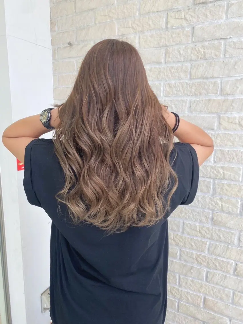 セミロング ヘアカラー 🫧🤍Ryusei 🤍🫧のヘアスタイル