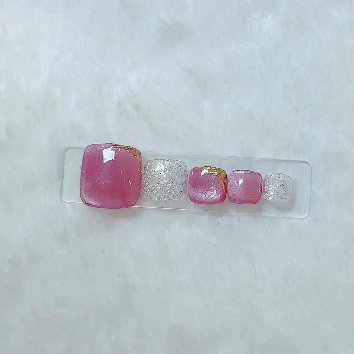 ネイル マグネットネイル ミラーネイル フットネイル Airis nailのネイルデザイン