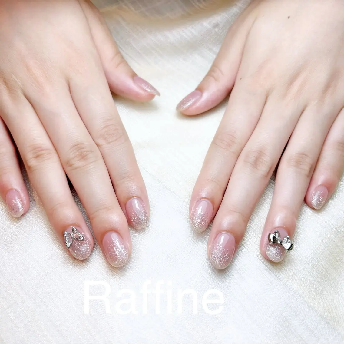 ネイル ハンドネイル H3 Nail Tsuki🦋💙のネイルデザイン