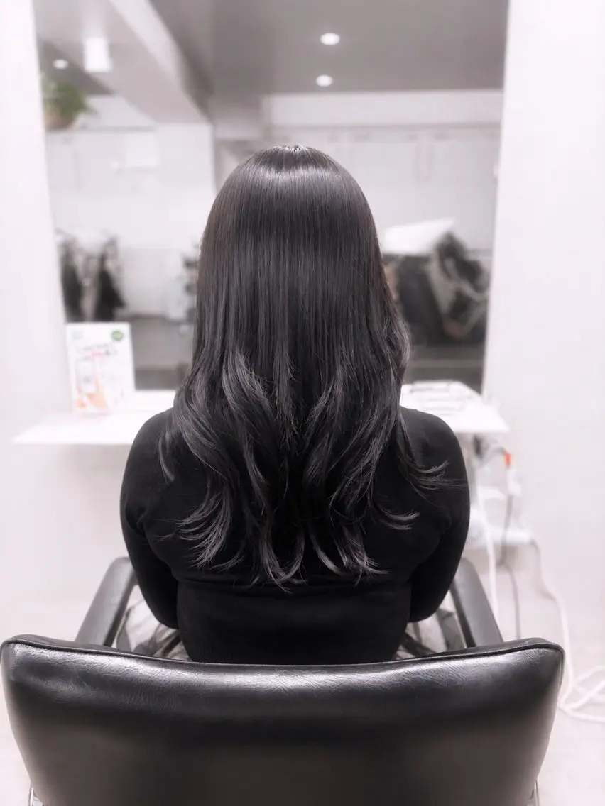 ロング カラー 髪質改善 ヘアカラー トリートメント 髪質改善/ 艶髪人気/Renaのヘアスタイル