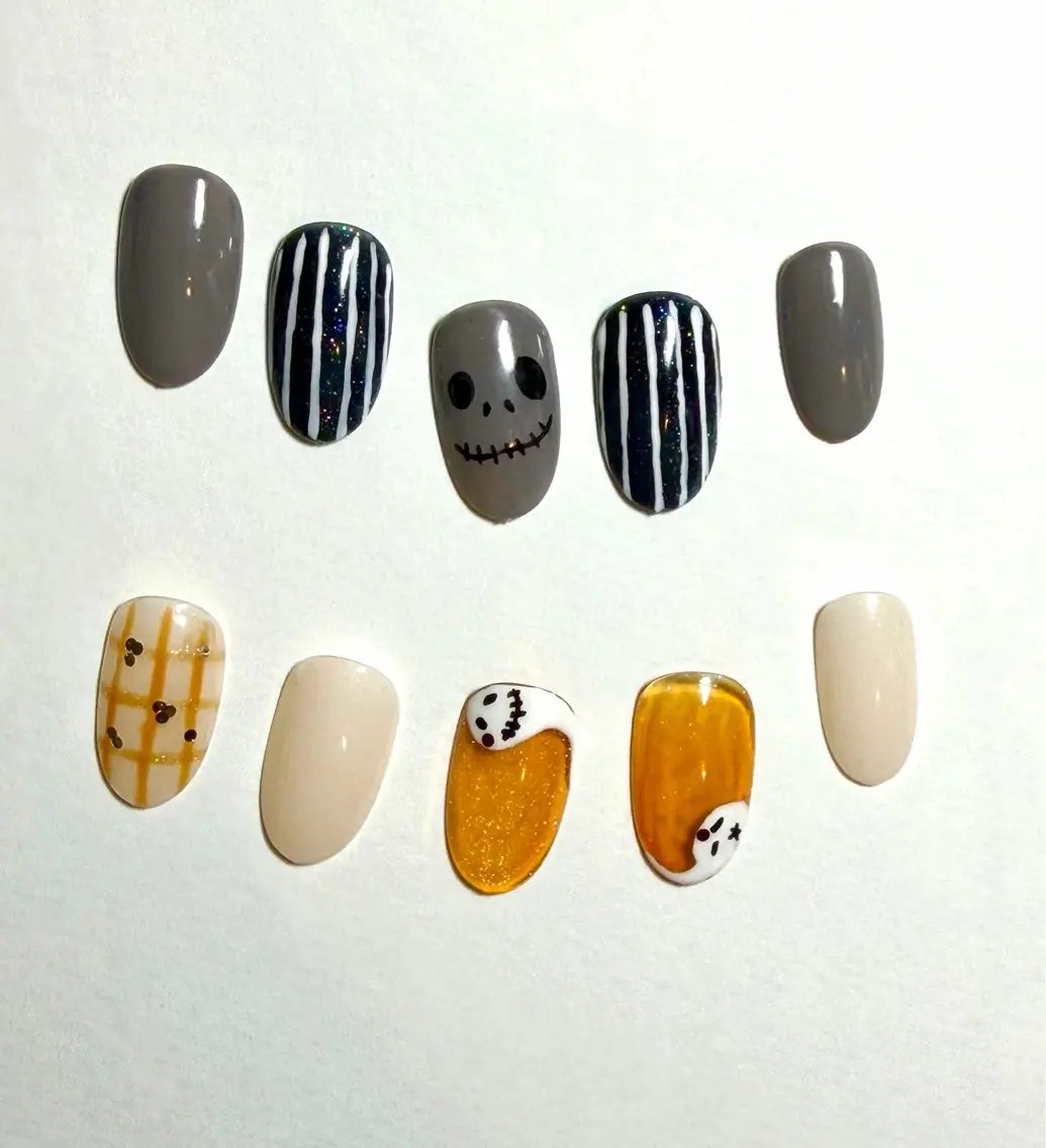 ネイル ハロウィン ハンドネイル 井戸nail| 渋谷のネイルデザイン