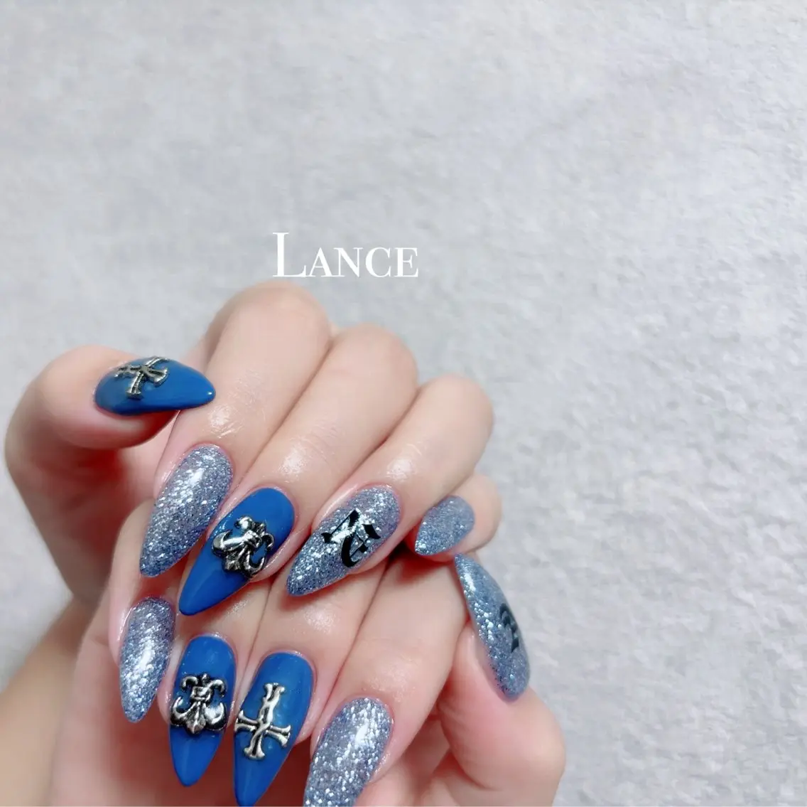 ネイル オーロラネイル フットネイル フレンチネイル キラキラネイル 韓国ネイル Lance nailのネイルデザイン
