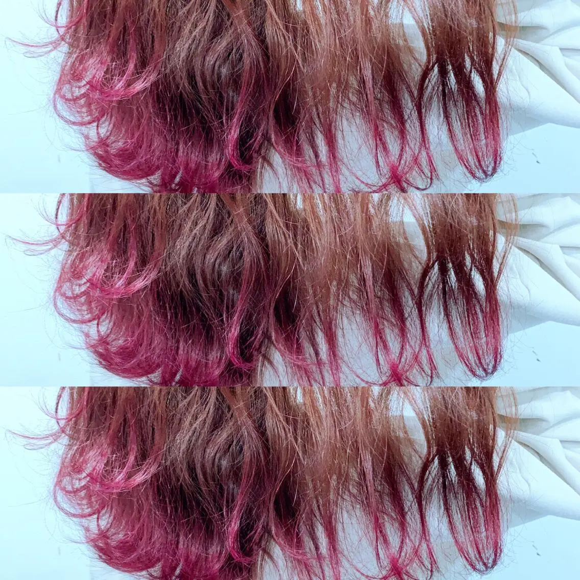 ロング アッシュ ハイライト レイヤーカット ヘアカラー Selene hair OSAKAのヘアスタイル